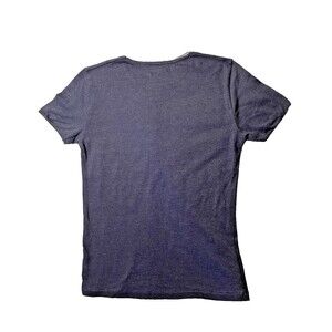 Zara  Mens T-Shirt Blue Size S Short Sleeve Casual Crew Tee Grey Trim